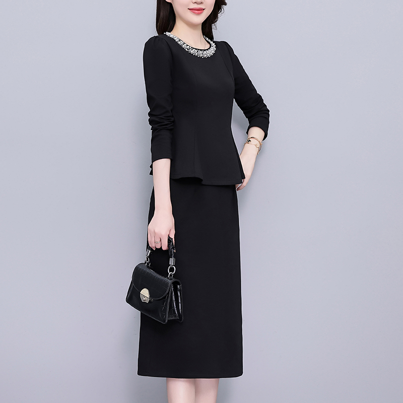 Elegant Ruffle Two-Piece Top and Skirt Set for Women - Image 3